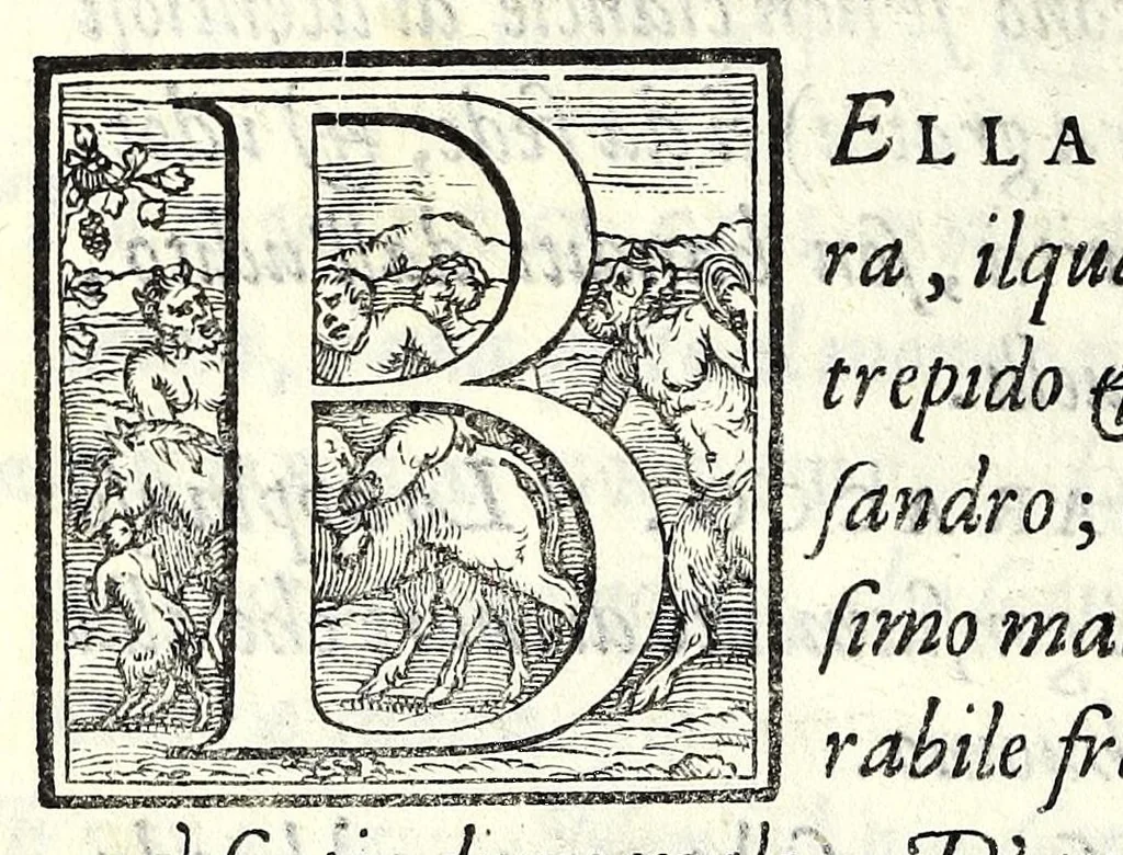 An illustration from Il cancellieri del Doni, 1562, leaf 72