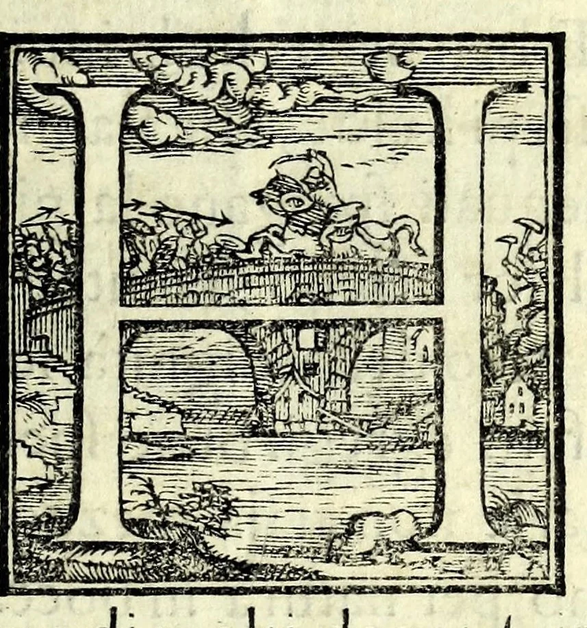 An illustration from Il cancellieri del Doni, 1562, leaf 9