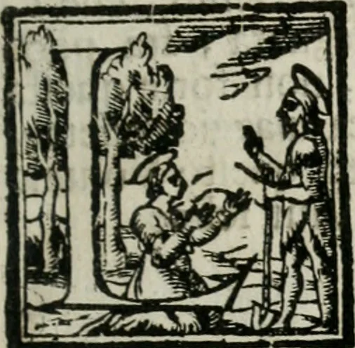 An illustration from Il cannocchiale Aristotelico, o sia, Idea dell'arguta et ingegniosa elocutione : che serue à tutta l'arte oratoria, lapidaria, et simbolica, 1682, leaf 6