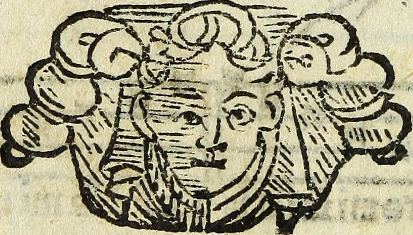 An illustration from Il cantore addottrinato, ovvero Regole del canto corale, oue con breue, e facil metodo s'insegna la practica de' precetti più necessari del canto fermo; il modo di mantenere il coro semprealla medesima altezza di voce; di ripigliare doue resta l'organo; d'intonare molte cose, che frà l'anno si cantano; e in particolare tutti gl'inni, 1682, leaf 59