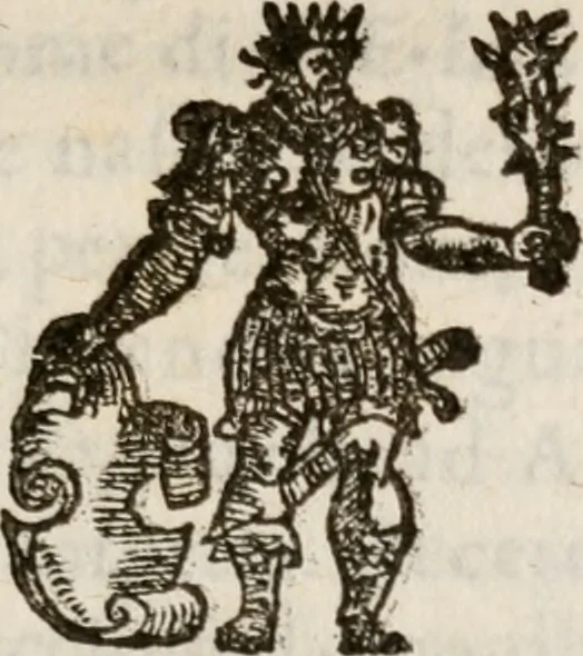 An illustration from Il Cavalcanti; overo, La difesa dell'Anticrvsca, 1614, leaf 210