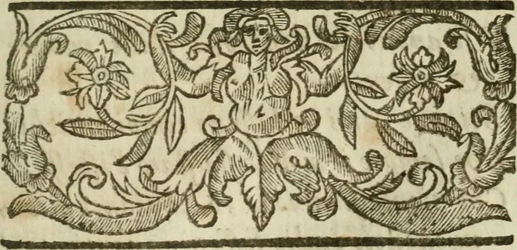 An illustration from Il cavaliere e la dama; overo, Discorsi familiari nell'ozio tusculano autunnale dell'anno 1674, sopra alcune cose appartenenti à caualieri & alle dame, cosi nelle legge scritta come in quella della conuenienza, contenute negli argomenti registrati nell'annesso indice, 1675, leaf 124