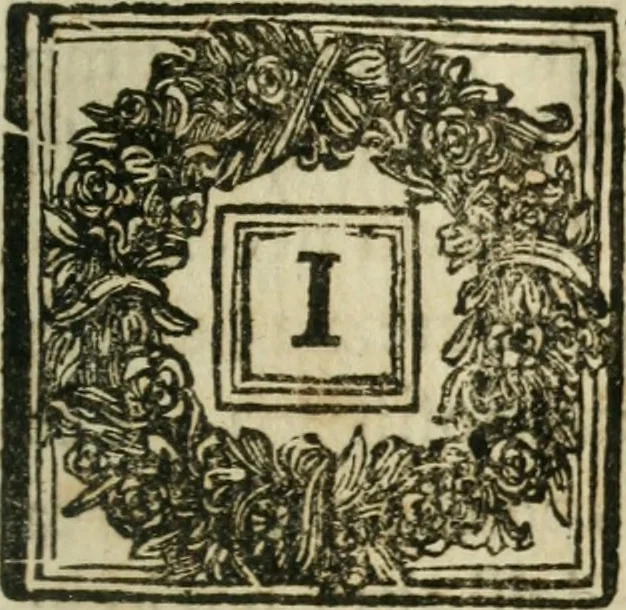 An illustration from Il cavaliere e la dama; overo, Discorsi familiari nell'ozio tusculano autunnale dell'anno 1674, sopra alcune cose appartenenti à caualieri & alle dame, cosi nelle legge scritta come in quella della conuenienza, contenute negli argomenti registrati nell'annesso indice, 1675, leaf 404