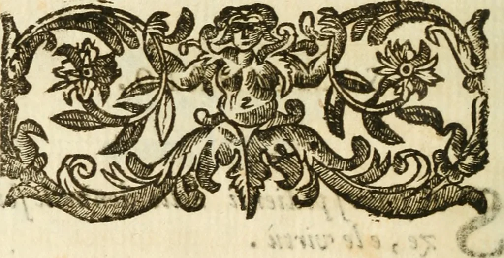 An illustration from Il cavaliere e la dama; overo, Discorsi familiari nell'ozio tusculano autunnale dell'anno 1674, sopra alcune cose appartenenti à caualieri & alle dame, cosi nelle legge scritta come in quella della conuenienza, contenute negli argomenti registrati nell'annesso indice, 1675, leaf 625