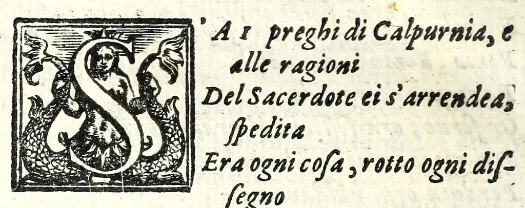 An illustration from Il Cesare : tragedia, 1594, leaf 100