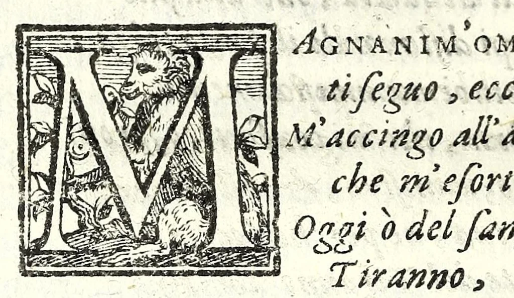 An illustration from Il Cesare : tragedia, 1594, leaf 24