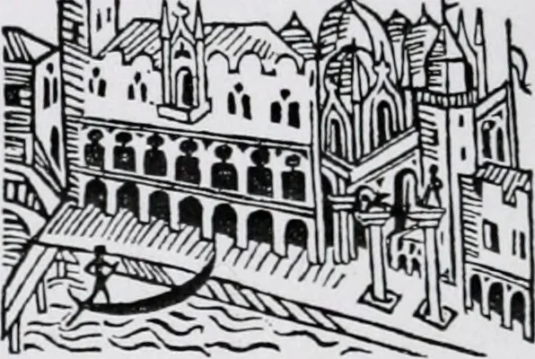 An illustration from Il commodo : comedia d'Antonio Landi con i suoi intermedii : recitata nelle nozze de l'illustriss. & eccellentiss. s. il S. Duca di Firenze l'anno 1539, 1566, leaf 1