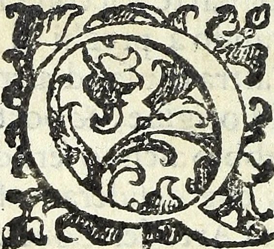 An illustration from Il compendio della mvsica, nel qvale brevemente si tratta dell' arte del contrapunto, diviso in qvatro libri, 1588, leaf 7