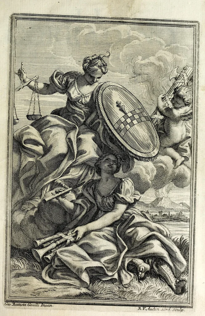 An illustration from Il Corradino : tragedia, 1694, leaf 5