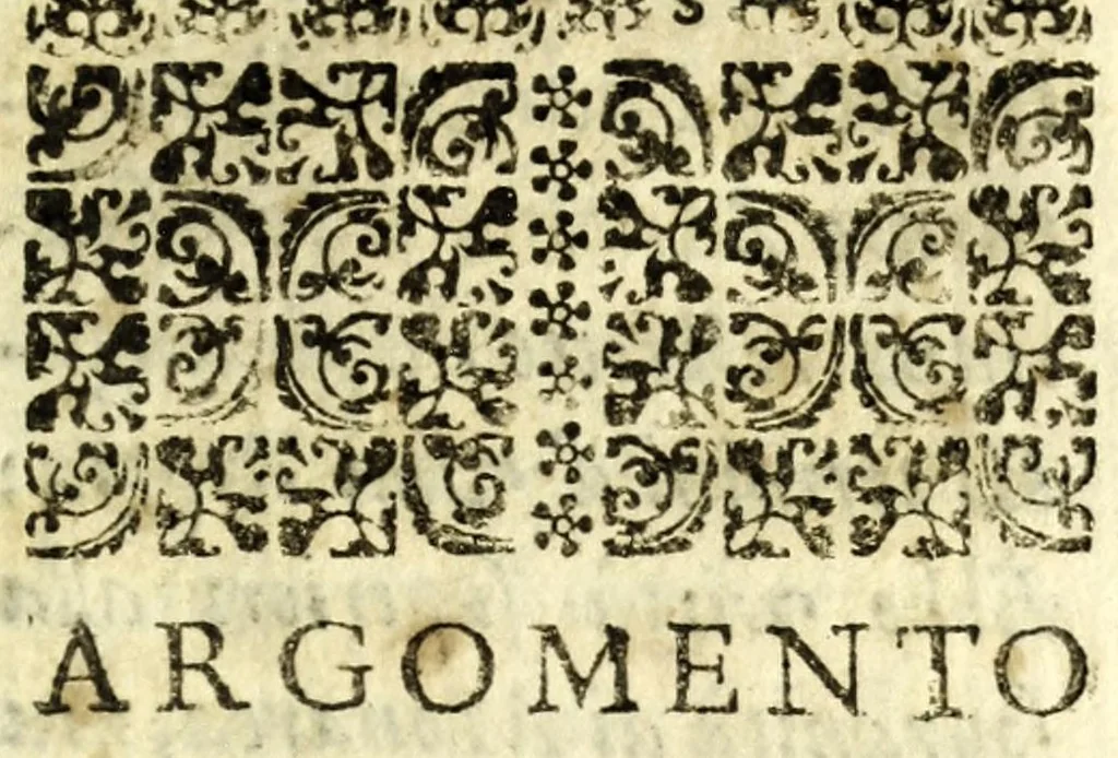 An illustration from Il Costantino : tragedia, 1653, leaf 15