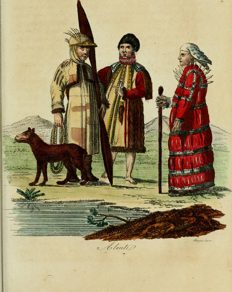 An illustration from Il costume antico e moderno, o, storia del governo, della milizia, della religione, delle arti, scienze ed usanze di tutti i popoli antichi e moderni, provata coi monumenti dell'antichità e rappresentata cogli analoghi disegni dal dottor Giulio Ferrario : America, 1826, leaf 112