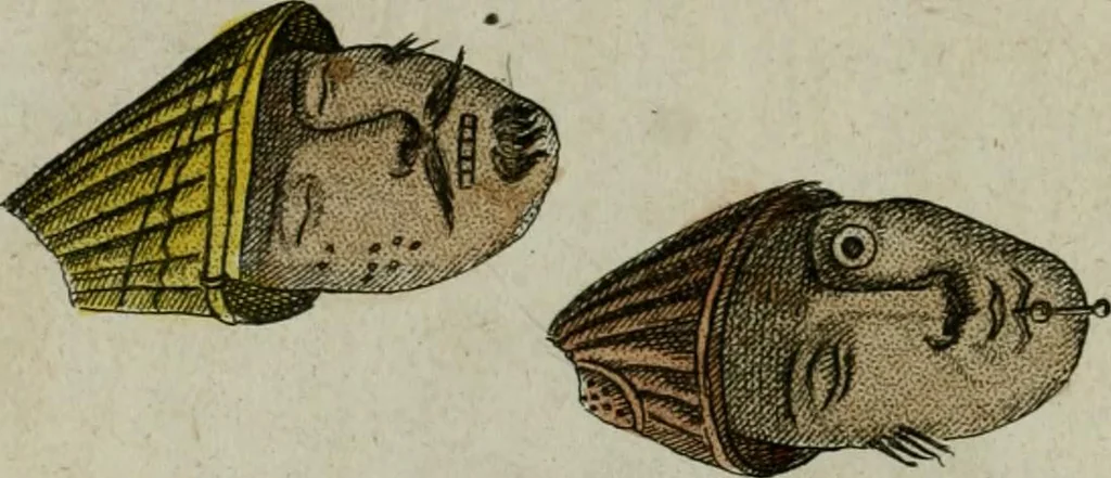 An illustration from Il costume antico e moderno, o, storia del governo, della milizia, della religione, delle arti, scienze ed usanze di tutti i popoli antichi e moderni, provata coi monumenti dell'antichità e rappresentata cogli analoghi disegni dal dottor Giulio Ferrario : America, 1826, leaf 115