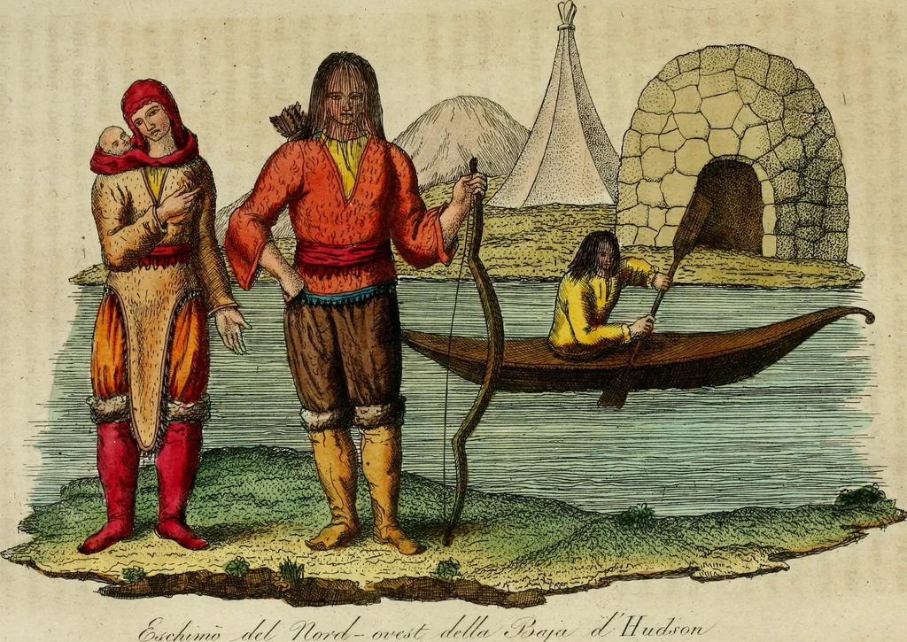 An illustration from Il costume antico e moderno, o, storia del governo, della milizia, della religione, delle arti, scienze ed usanze di tutti i popoli antichi e moderni, provata coi monumenti dell'antichità e rappresentata cogli analoghi disegni dal dottor Giulio Ferrario : America, 1826, leaf 216