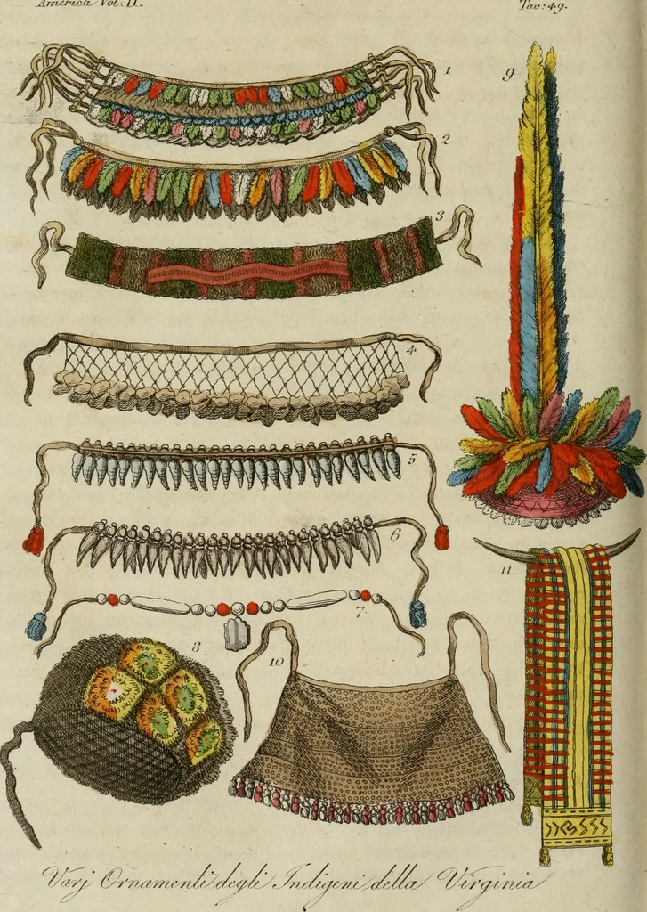 An illustration from Il costume antico e moderno, o, storia del governo, della milizia, della religione, delle arti, scienze ed usanze di tutti i popoli antichi e moderni, provata coi monumenti dell'antichità e rappresentata cogli analoghi disegni dal dottor Giulio Ferrario : America, 1826, leaf 539