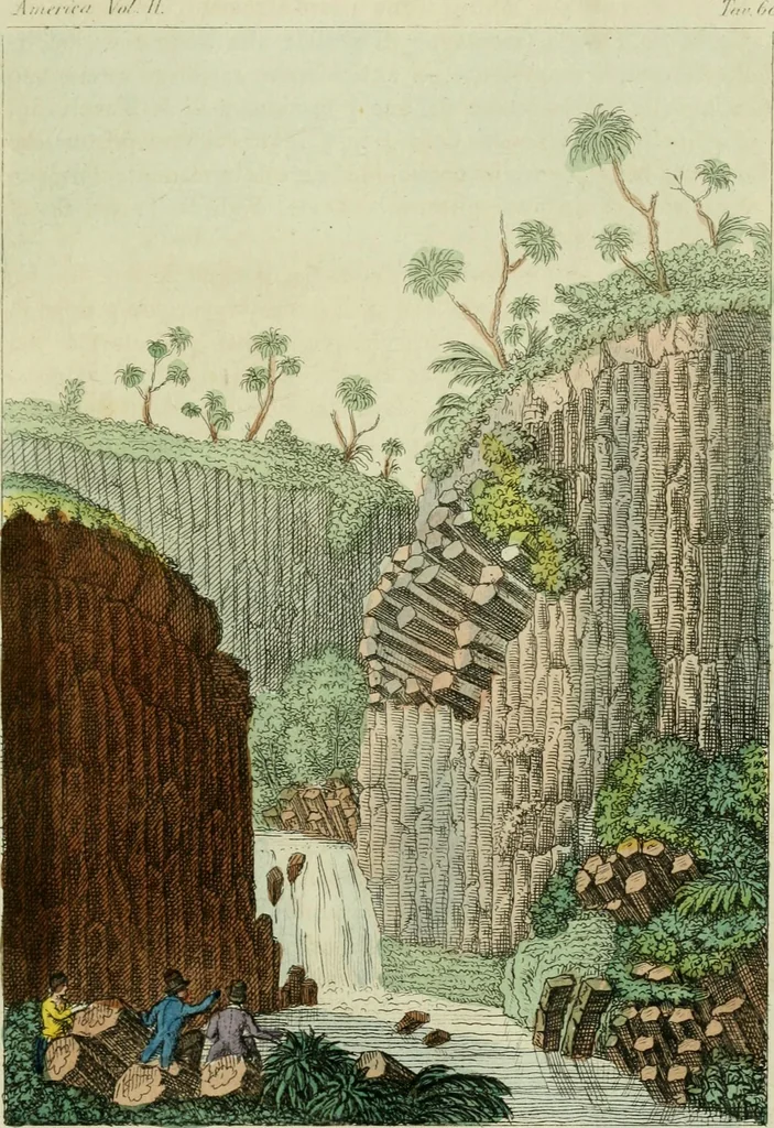 An illustration from Il costume antico e moderno, o, storia del governo, della milizia, della religione, delle arti, scienze ed usanze di tutti i popoli antichi e moderni, provata coi monumenti dell'antichità e rappresentata cogli analoghi disegni dal dottor Giulio Ferrario : America, 1826, leaf 696