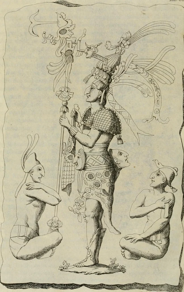 An illustration from Il costume antico e moderno, o, storia del governo, della milizia, della religione, delle arti, scienze ed usanze di tutti i popoli antichi e moderni, provata coi monumenti dell'antichità e rappresentata cogli analoghi disegni dal dottor Giulio Ferrario : America, 1826, leaf 735