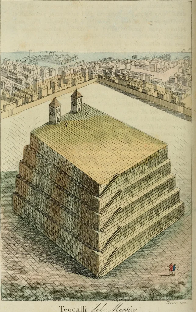 An illustration from Il costume antico e moderno, o, storia del governo, della milizia, della religione, delle arti, scienze ed usanze di tutti i popoli antichi e moderni, provata coi monumenti dell'antichità e rappresentata cogli analoghi disegni dal dottor Giulio Ferrario : America, 1826, leaf 755