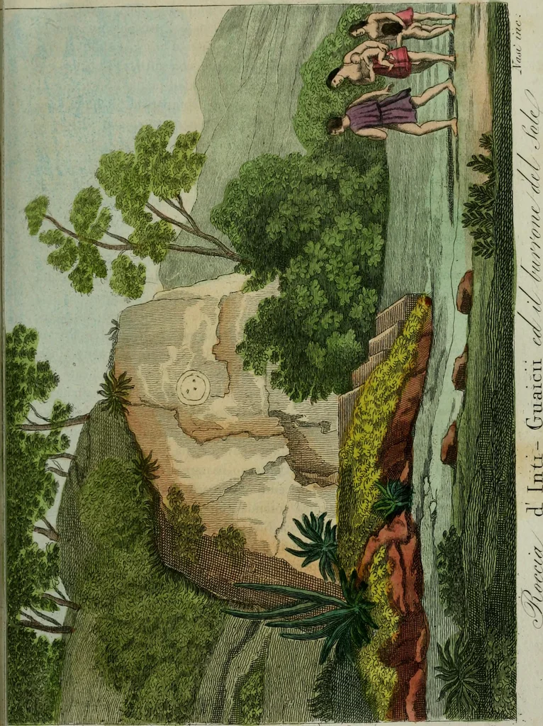 An illustration from Il costume antico e moderno, o, storia del governo, della milizia, della religione, delle arti, scienze ed usanze di tutti i popoli antichi e moderni, provata coi monumenti dell'antichità e rappresentata cogli analoghi disegni dal dottor Giulio Ferrario : America, 1826, leaf 197