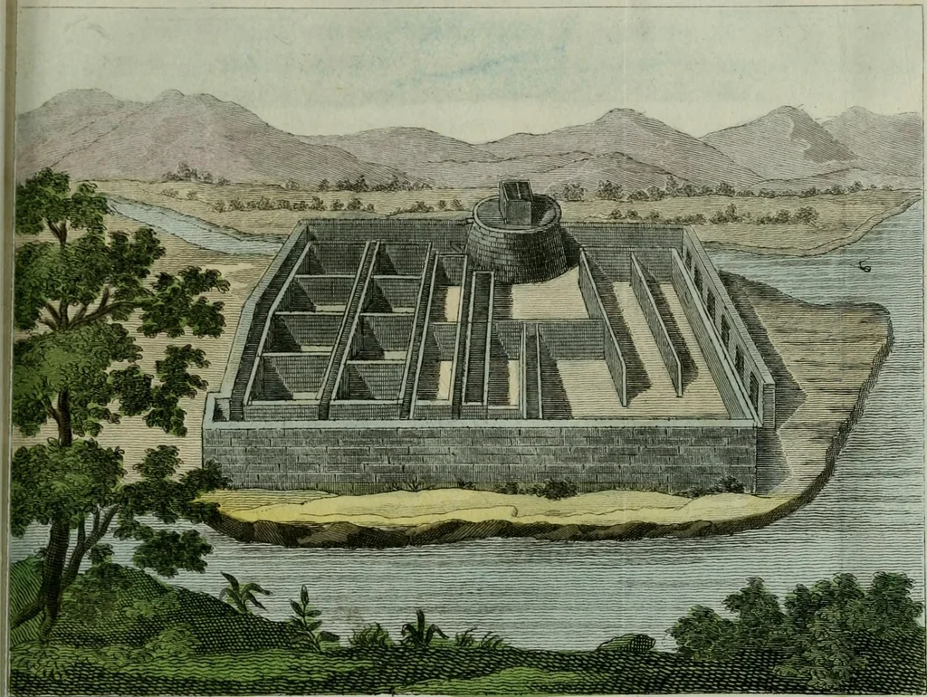 An illustration from Il costume antico e moderno, o, storia del governo, della milizia, della religione, delle arti, scienze ed usanze di tutti i popoli antichi e moderni, provata coi monumenti dell'antichità e rappresentata cogli analoghi disegni dal dottor Giulio Ferrario : America, 1826, leaf 227