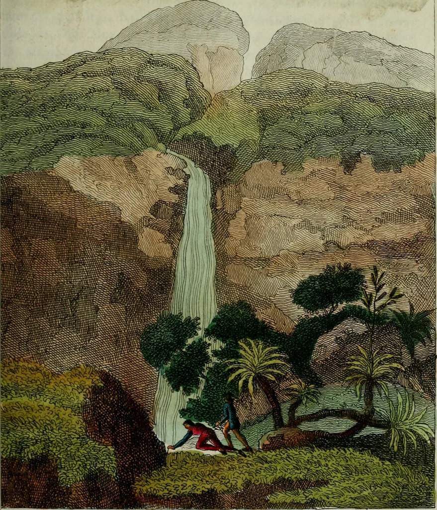 An illustration from Il costume antico e moderno, o, storia del governo, della milizia, della religione, delle arti, scienze ed usanze di tutti i popoli antichi e moderni, provata coi monumenti dell'antichità e rappresentata cogli analoghi disegni dal dottor Giulio Ferrario : America, 1826, leaf 73