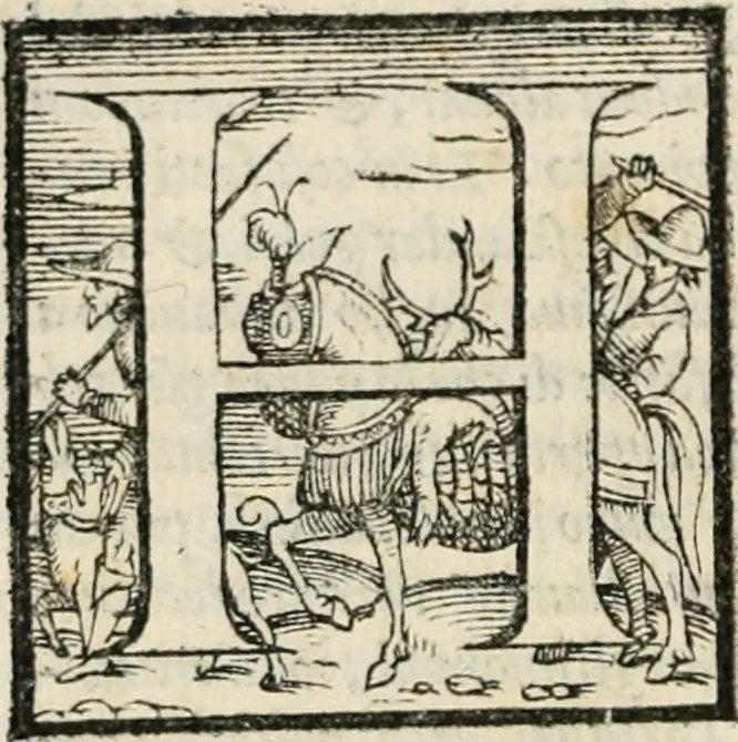 An illustration from Il Decameron di Messer G. Boccacci cittadino fiorentino, 1573, leaf 115
