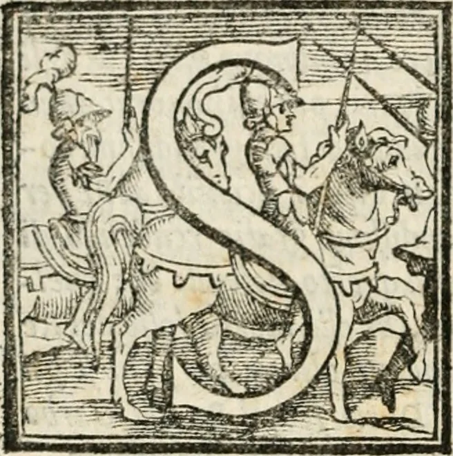 An illustration from Il Decameron di Messer G. Boccacci cittadino fiorentino, 1573, leaf 143