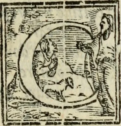 An illustration from Il Decameron di Messer G. Boccacci cittadino fiorentino, 1573, leaf 18