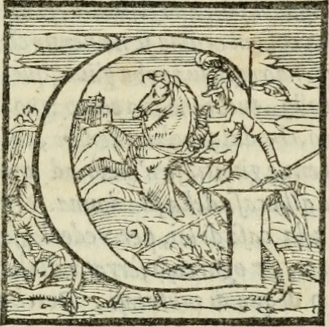 An illustration from Il Decameron di Messer G. Boccacci cittadino fiorentino, 1573, leaf 208