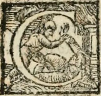An illustration from Il Decameron di Messer G. Boccacci cittadino fiorentino, 1573, leaf 23