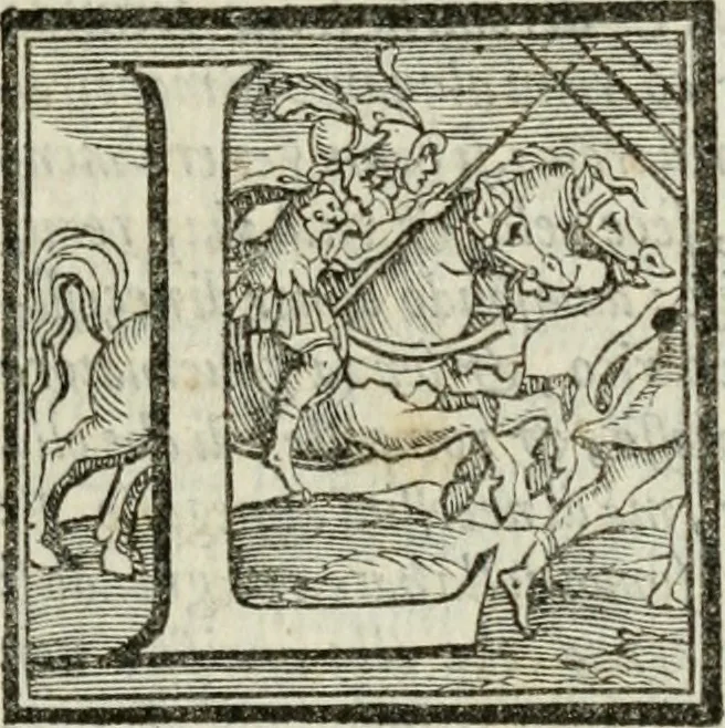 An illustration from Il Decameron di Messer G. Boccacci cittadino fiorentino, 1573, leaf 306