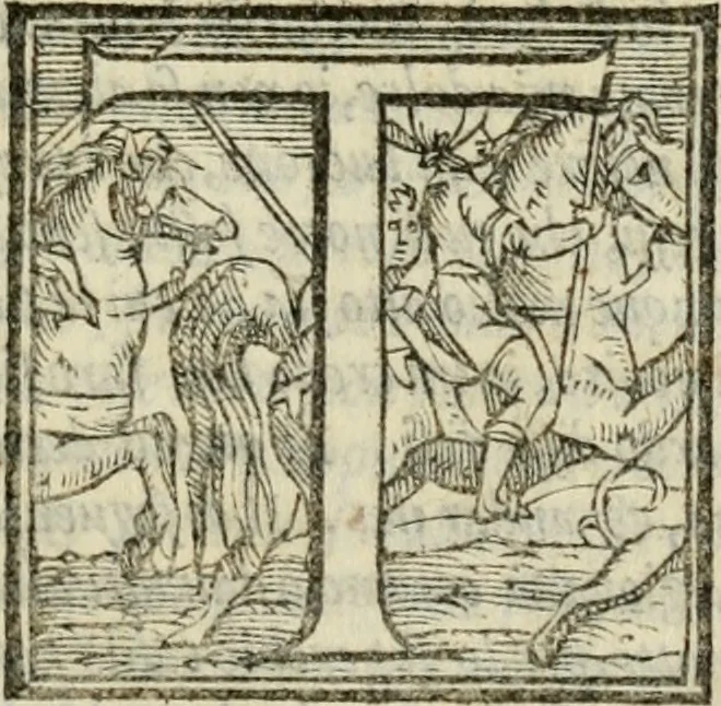 An illustration from Il Decameron di Messer G. Boccacci cittadino fiorentino, 1573, leaf 316