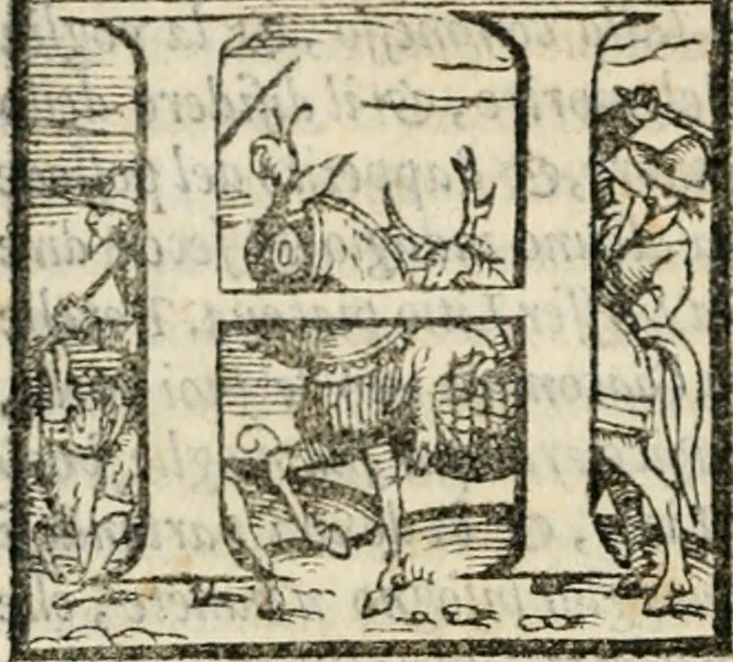 An illustration from Il Decameron di Messer G. Boccacci cittadino fiorentino, 1573, leaf 321