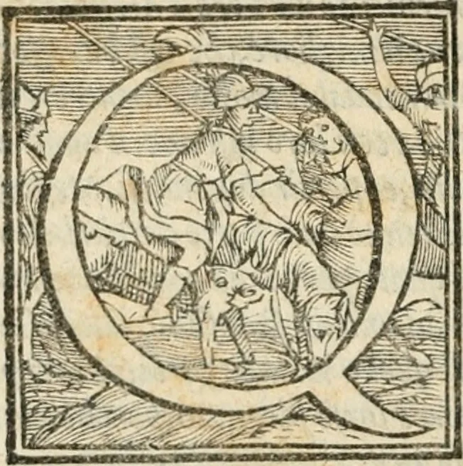 An illustration from Il Decameron di Messer G. Boccacci cittadino fiorentino, 1573, leaf 359