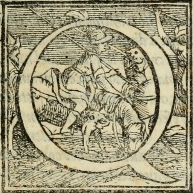An illustration from Il Decameron di Messer G. Boccacci cittadino fiorentino, 1573, leaf 36