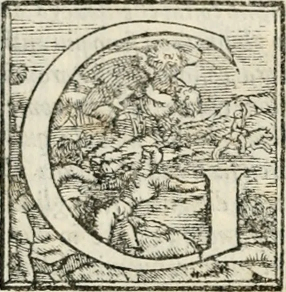 An illustration from Il Decameron di Messer G. Boccacci cittadino fiorentino, 1573, leaf 367