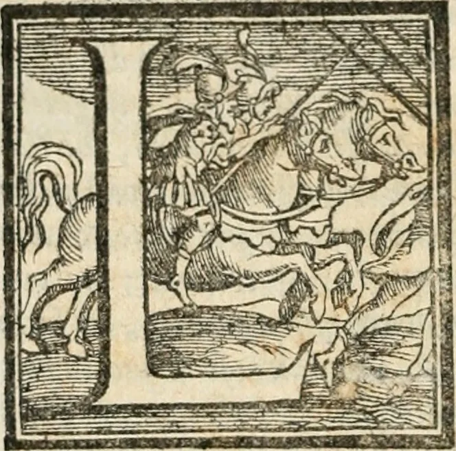 An illustration from Il Decameron di Messer G. Boccacci cittadino fiorentino, 1573, leaf 369