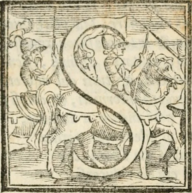 An illustration from Il Decameron di Messer G. Boccacci cittadino fiorentino, 1573, leaf 385