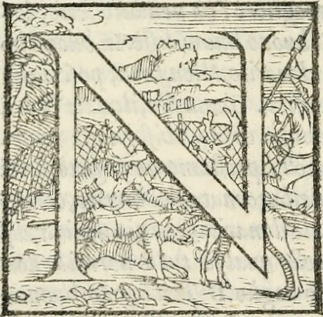 An illustration from Il Decameron di Messer G. Boccacci cittadino fiorentino, 1573, leaf 391