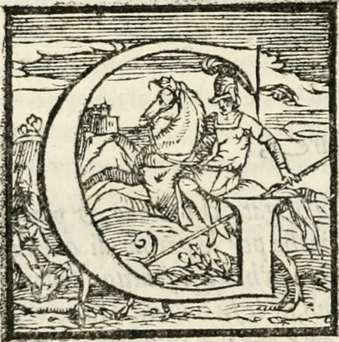 An illustration from Il Decameron di Messer G. Boccacci cittadino fiorentino, 1573, leaf 431