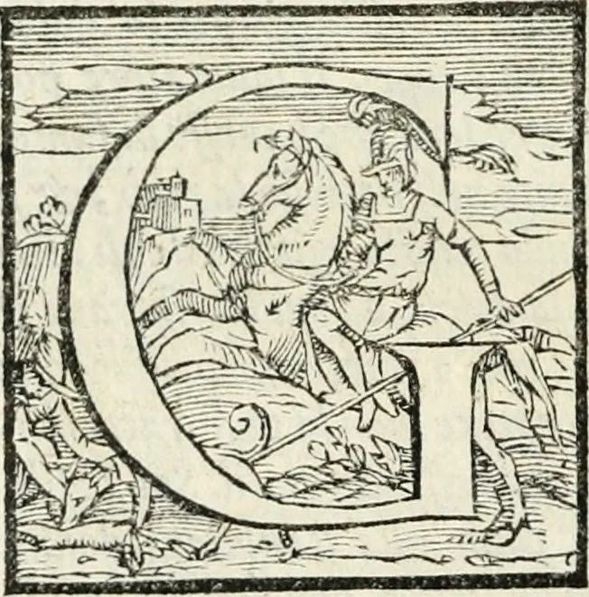 An illustration from Il Decameron di Messer G. Boccacci cittadino fiorentino, 1573, leaf 473