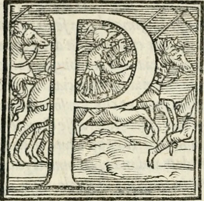 An illustration from Il Decameron di Messer G. Boccacci cittadino fiorentino, 1573, leaf 477