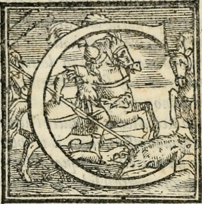 An illustration from Il Decameron di Messer G. Boccacci cittadino fiorentino, 1573, leaf 51