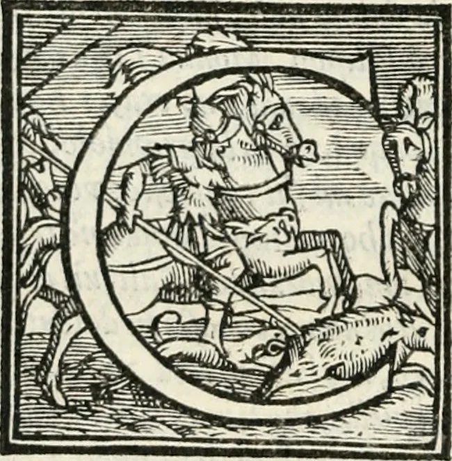 An illustration from Il Decameron di Messer G. Boccacci cittadino fiorentino, 1573, leaf 521
