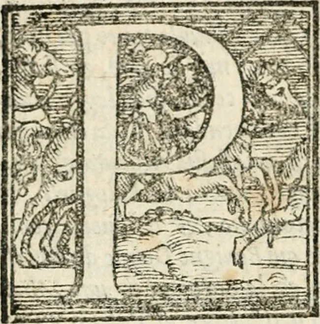 An illustration from Il Decameron di Messer G. Boccacci cittadino fiorentino, 1573, leaf 557