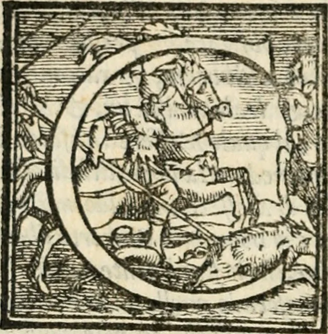 An illustration from Il Decameron di Messer G. Boccacci cittadino fiorentino, 1573, leaf 561