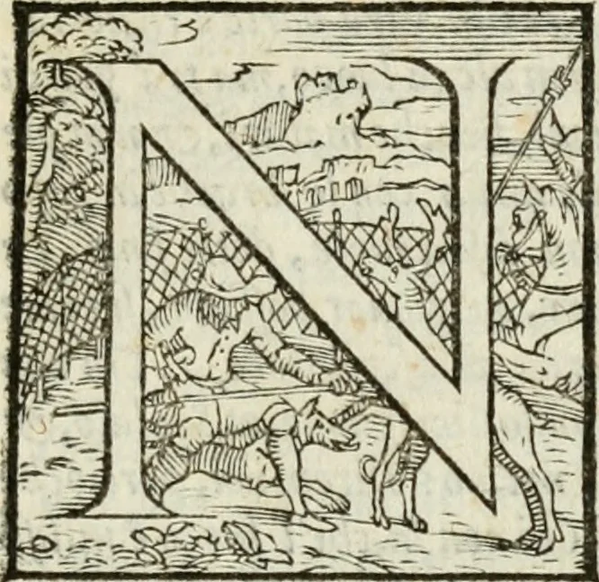 An illustration from Il Decameron di Messer G. Boccacci cittadino fiorentino, 1573, leaf 610