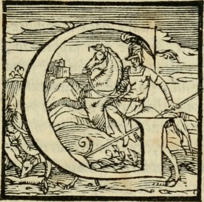 An illustration from Il Decameron di Messer G. Boccacci cittadino fiorentino, 1573, leaf 66