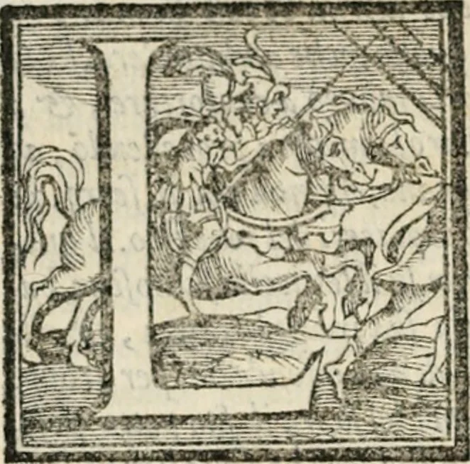 An illustration from Il Decameron di Messer G. Boccacci cittadino fiorentino, 1573, leaf 69