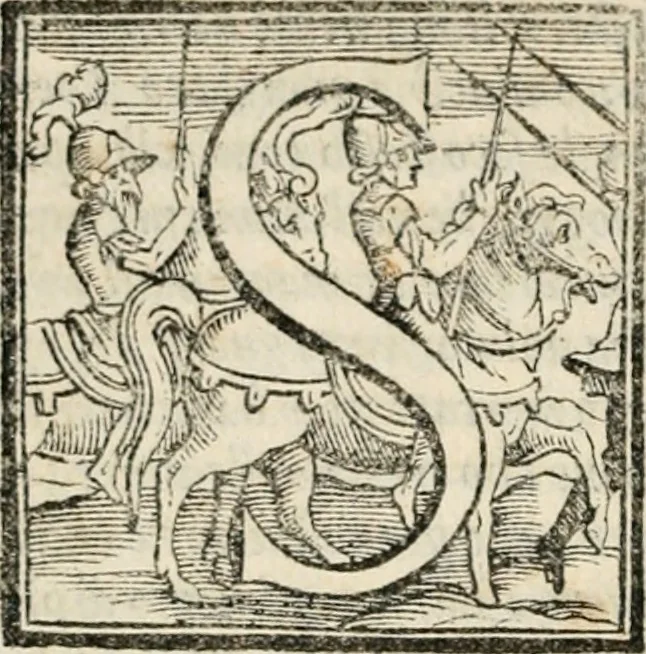 An illustration from Il Decameron di Messer G. Boccacci cittadino fiorentino, 1573, leaf 75