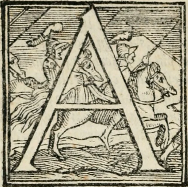 An illustration from Il Decameron di Messer G. Boccacci cittadino fiorentino, 1573, leaf 77